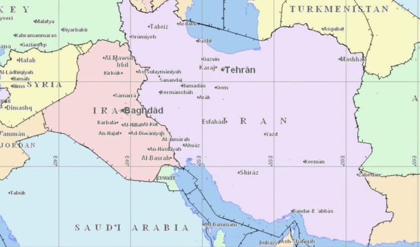 Iran air space
