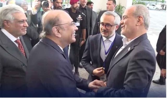 Iranian President and President Zardari