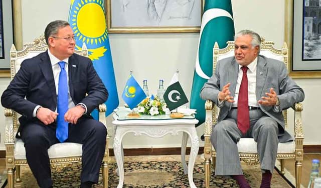 Dar highlights opportunities for enhanced Pakistan–Kazakhstan cooperation (Courtesy: Online)