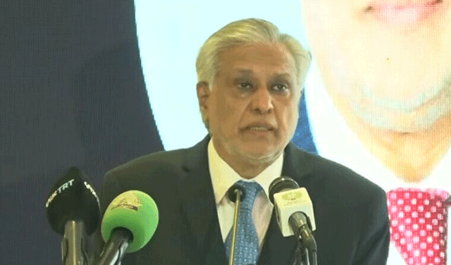 Dar briefs Spanish foreign minister on regional situation following Indian provocations (Courtesy: Online)