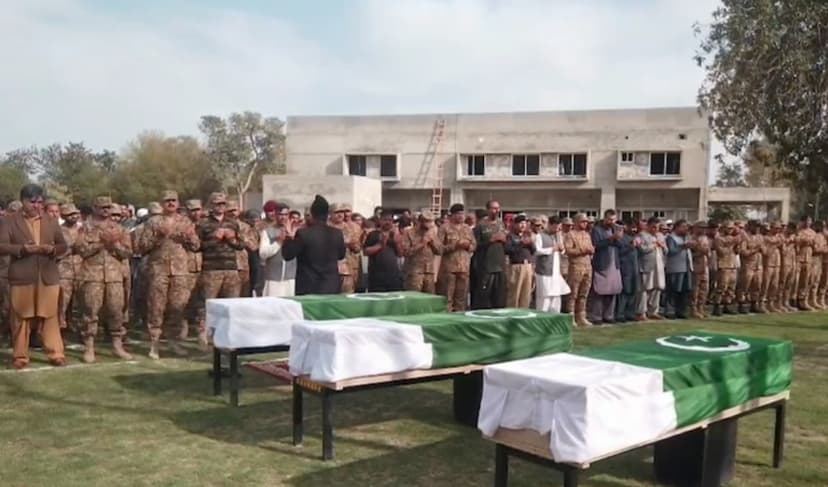 ISPR Bannu Martyrs Funeral