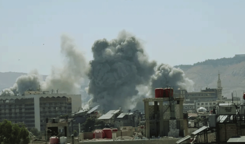 Israel launches major attack on Syrian capital Damascus (Courtesy: File)