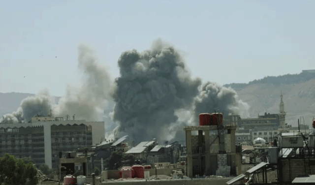 Israel launches major attack on Syrian capital Damascus (Courtesy: File)