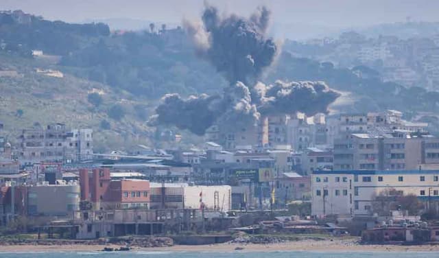 Israel bombs Lebanon
