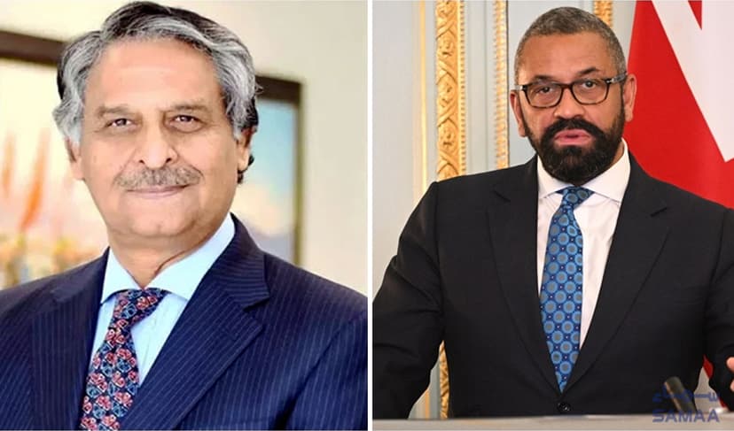 File Photo: Jalil Abbas Jilani and British FM