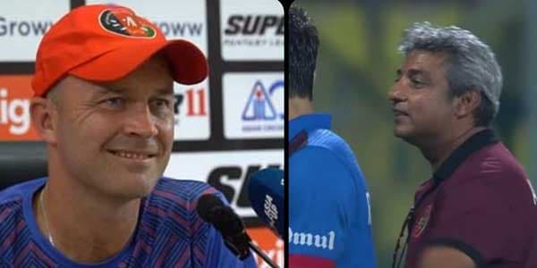 (Left to right) Jonathan Trott and Ajay Jadeja — Files