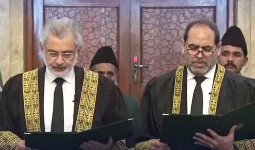 Justice Naeem Akhtar Afghan takes oath