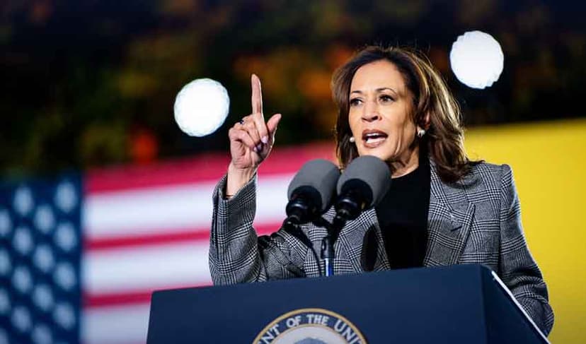 Kamala Harris in Michigan