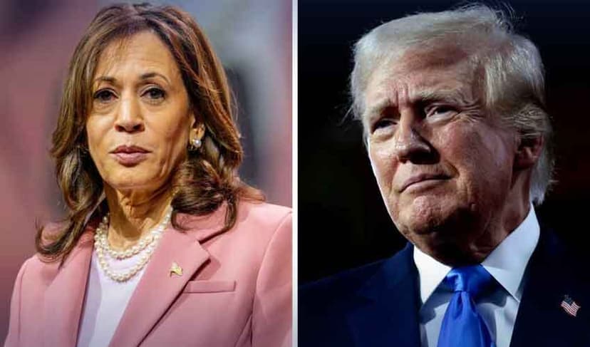Kamala Harris and Donald Trump