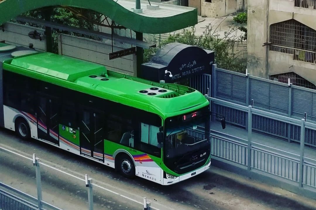 Karachi Green Line Bus Service Karachi Green Line Bus Service