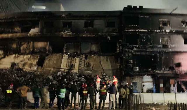 Karachi Gul Plaza fire