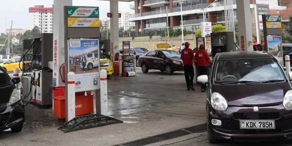 Kenya Fuel Station. AFP
