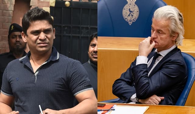 Khalid Latif and Geert Wilders