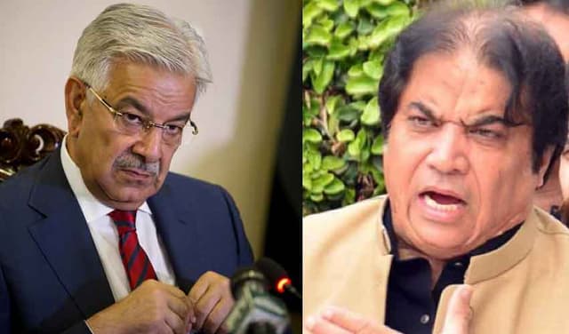 Khawaja Asif and Hanif Abbasi