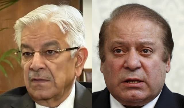 Nawaz assures to address Asif’s concerns over ADCR arrest (Courtesy: Online)