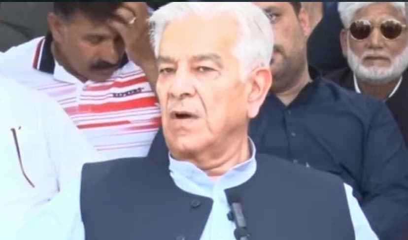 Defence Minister Khawaja Asif gives clear message to PTI – File