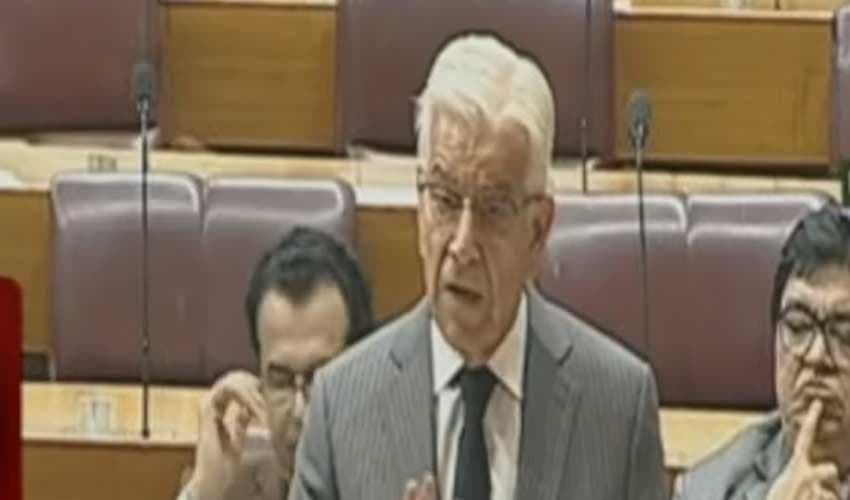 No place for criminal elements in Balochistan: Khawaja Asif (courtesy: screengrab)