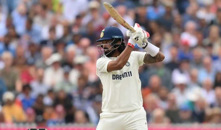Rahul looks elegant on day one of Manchester Test, July 23, Wednesday at Old Trafford (Courtesy: Online) Rahul looks elegant on day one of Manchester Test, July 23, Wednesday at Old Trafford (Courtesy: Online)