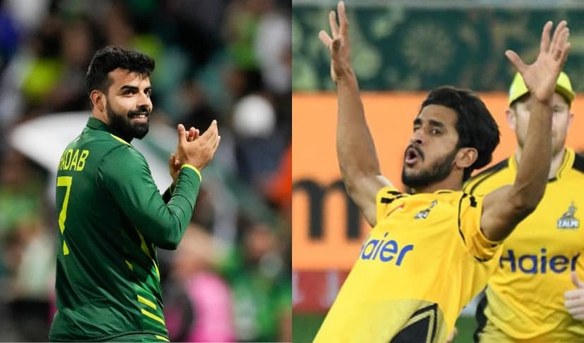 From left to right: Shadab Khan and Hasan Ali – Files