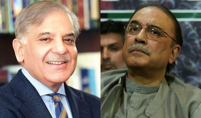 From left to right: Shehbaz Sharif and Asif Ali Zardari – Files
