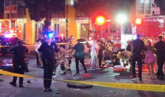 LA crowd accident