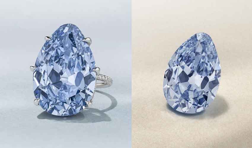 Rare blue diamond auction