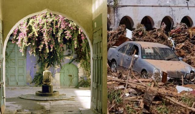 Libya Dena city past and now