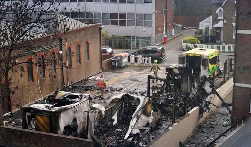 London ambulances attack