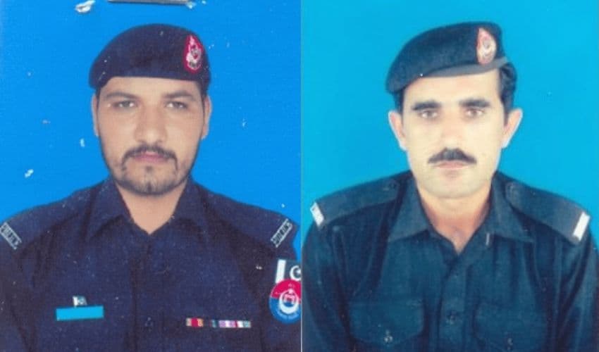 Two cops martyred in Lakki Marwat terrorist attack Two cops martyred in Lakki Marwat terrorist attack