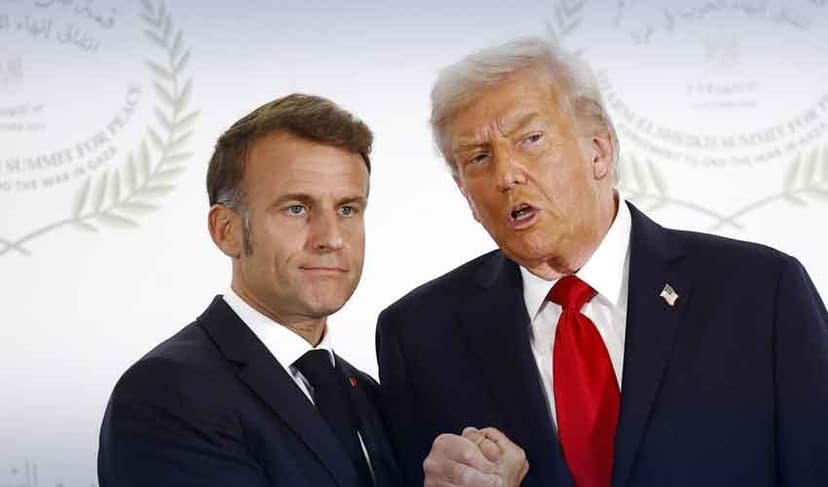 Macron says Trump's Ukraine peace plan
