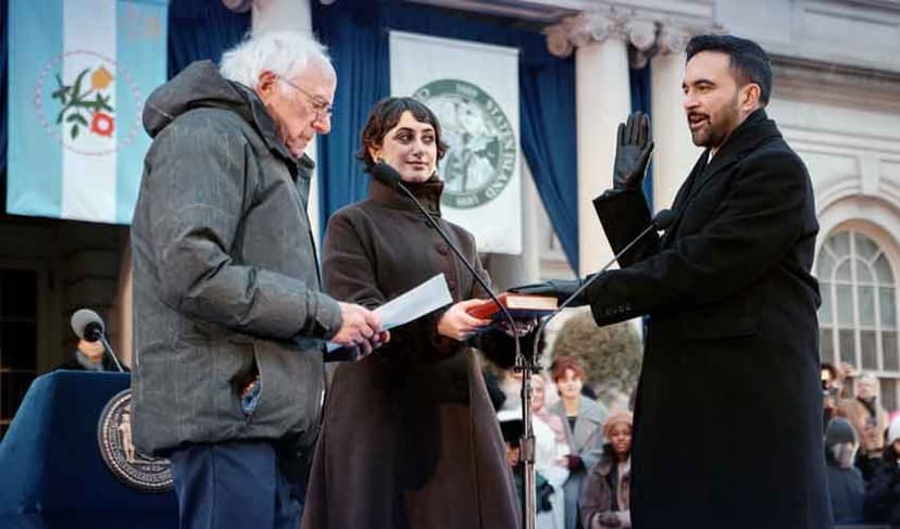 Zohran Mamdani swearing-in
