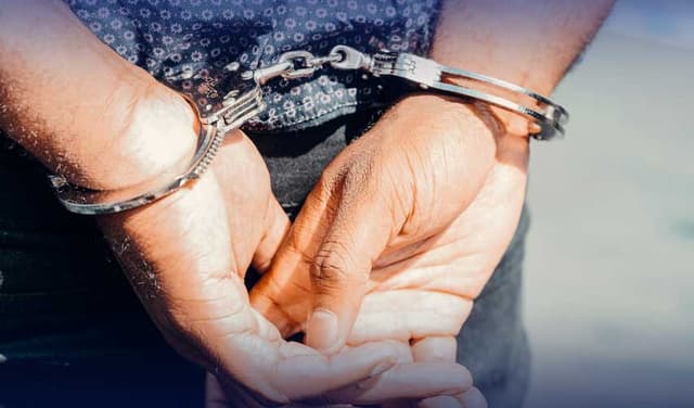 Man in handcuffs