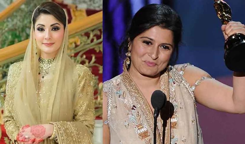Maryam Nawaz meets Sharmeen Obaid