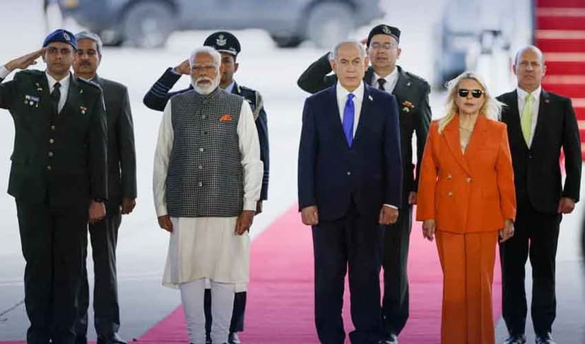 Modi reaches Israel