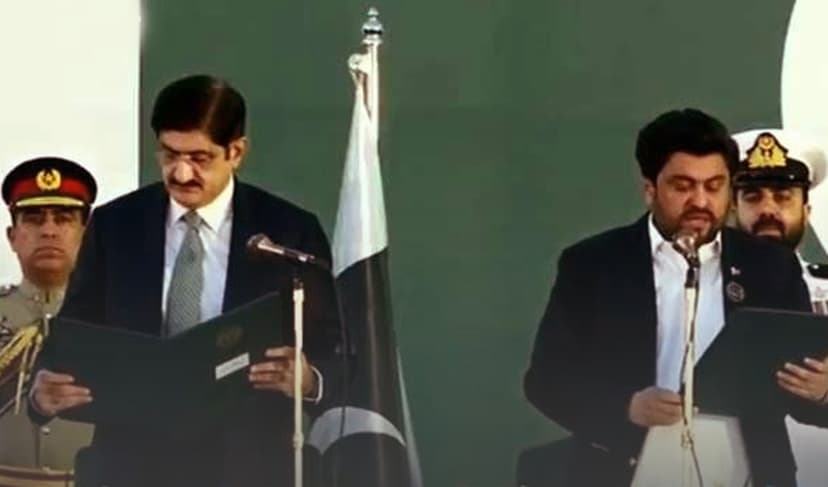 Murad Ali Shah sworn in