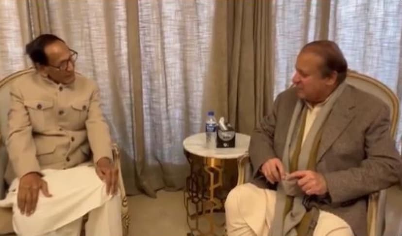 Nawaz Sharif and Chaudhry Shujaat – @pmln_org