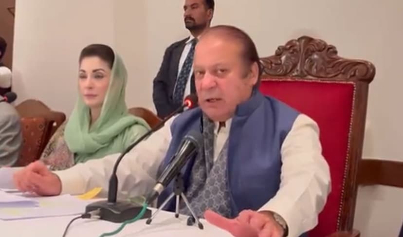 Nawaz Sharif addresses meeting in Balochistan @pmln_org