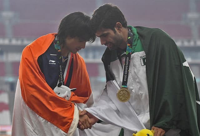 Neeraj Chopra and Arshad Nadeem
