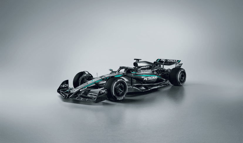New ProjeMercedes W16 F1 car