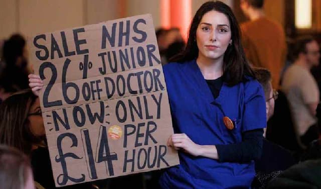 NHS doctors junior strike/ File Photo