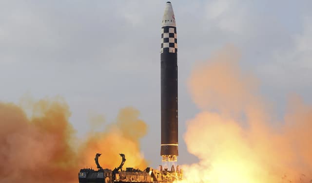North Korea missile test