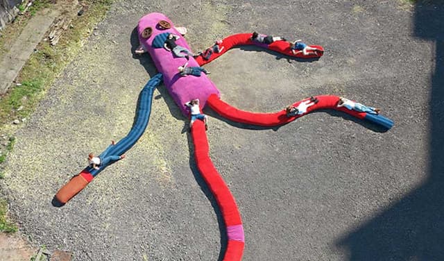Glasgow student creates world’s largest socks monkey (Courtesy: File)