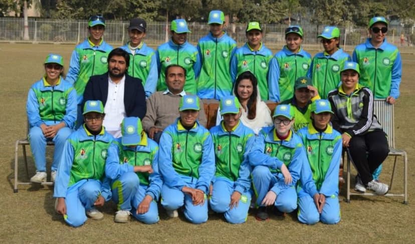 Pakistan women blind cricket team
