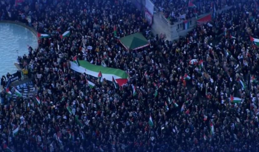 Palestine protest in london