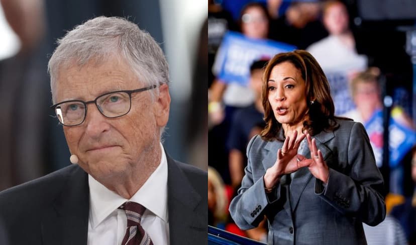 Bill Gates donates $50mn to Kamala Harris’ presidential campaign