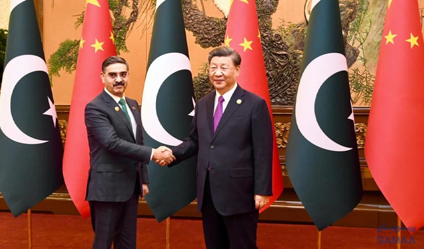 PM Kakar and Xi Jinping