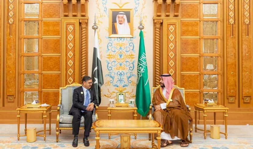 PM Kakar meets Saudi crown prince@PakPMO