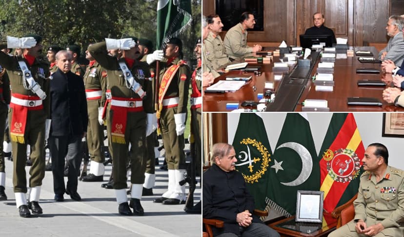 PM Shehbaz GHQ COAS