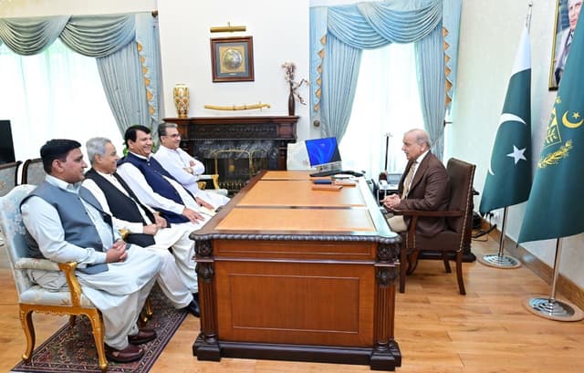 Former PTI stalwart Nawabzada Mohsin Ali, sons join PML-N (Courtesy: PTV)