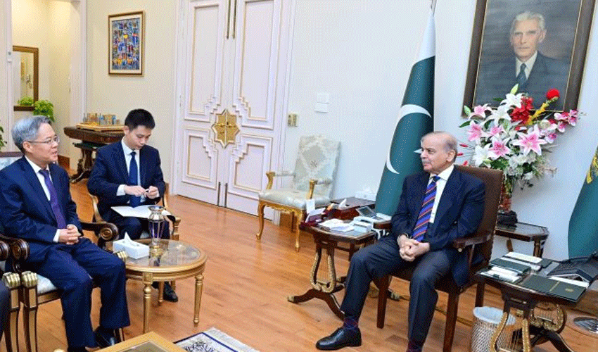 PM Shehbaz vows cooperation with China for CPEC success (Courtesy: APP)